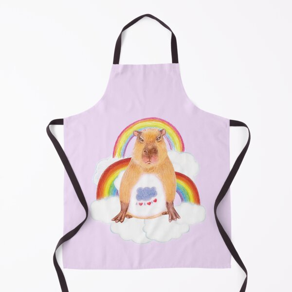 Item preview, Rainbow Grumpy capybara designed and sold by umasharda.
