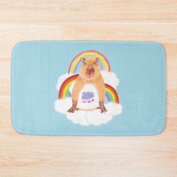 Item preview, Rainbow Grumpy capybara designed and sold by umasharda.