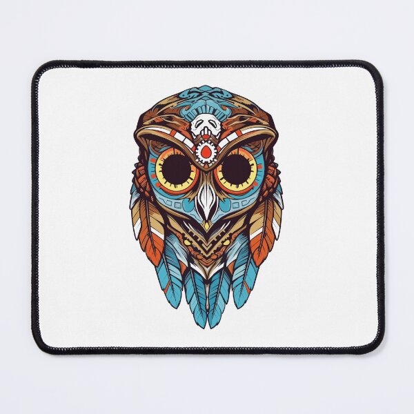 Item preview, Owl Tribal Tattoo Sticker designed and sold by Yevhenii Kravchuk.