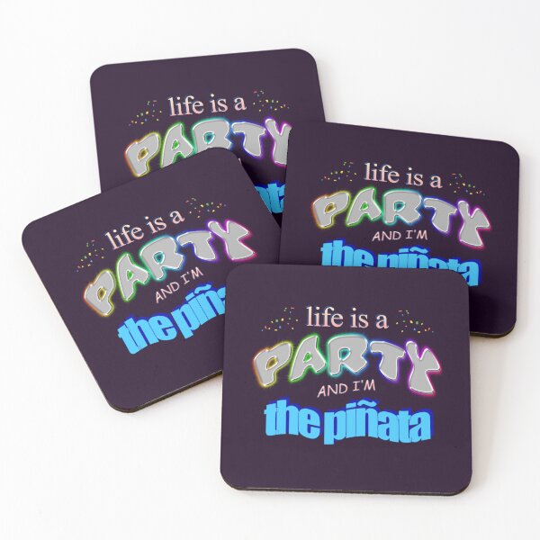 Item preview, Life is a party and i'm the piñata - Funny Birthday Word Art designed and sold by snazzyseagull.