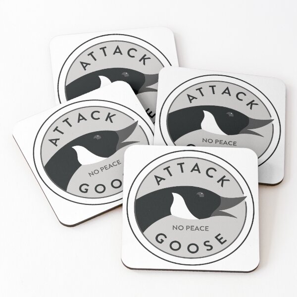 Item preview, Attack Goose - No Peace Canadian Geese Beer Parody designed and sold by MarkFiveDesign.
