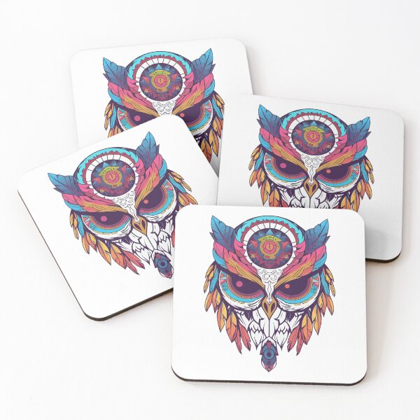 Item preview, Owl Tribal Tattoo Sticker designed and sold by Yevhenii Kravchuk.