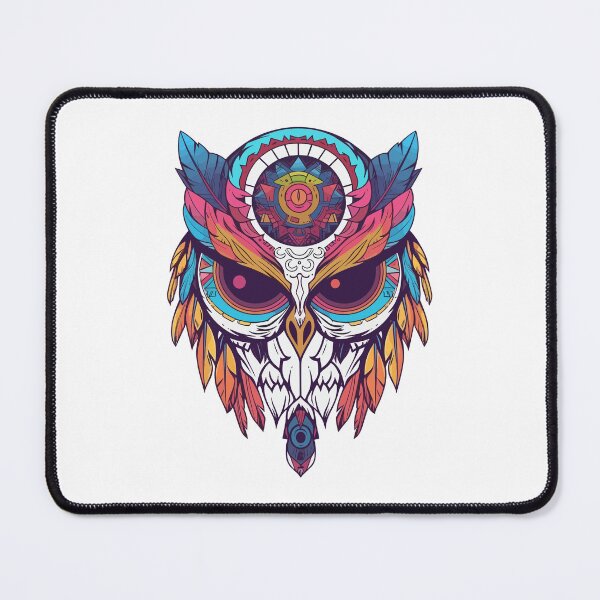 Item preview, Owl Tribal Tattoo Sticker designed and sold by Yevhenii Kravchuk.