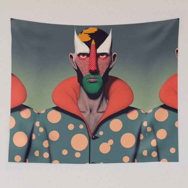 Item preview, Surreal Man Portrait designed and sold by aiko-art.