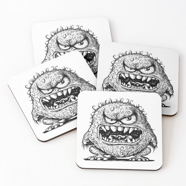 Item preview, Grumpy Monsters designed and sold by HINKYPUNK-UK.