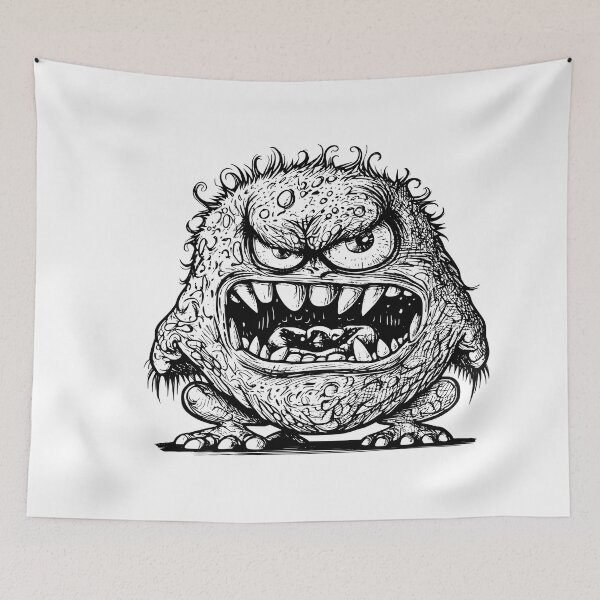 Item preview, Grumpy Monsters designed and sold by HINKYPUNK-UK.