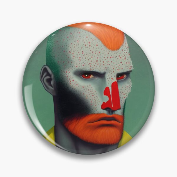 Item preview, Surreal Man Portrait designed and sold by aiko-art.