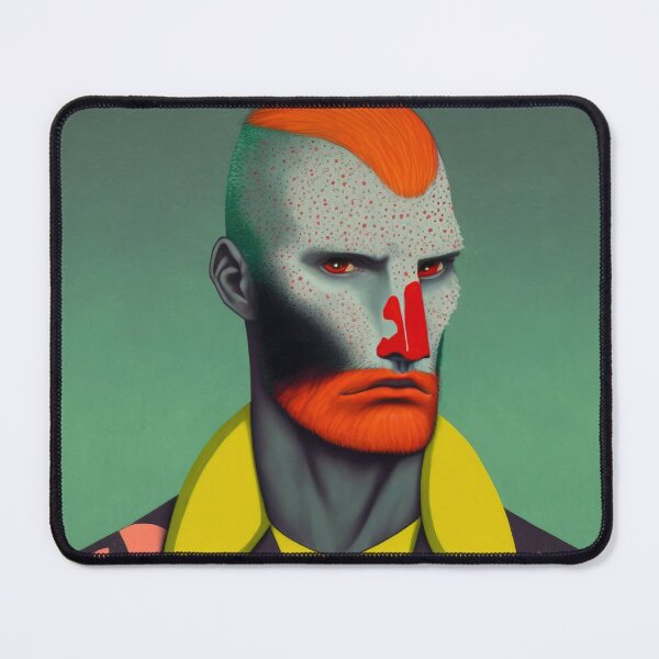 Item preview, Surreal Man Portrait designed and sold by aiko-art.