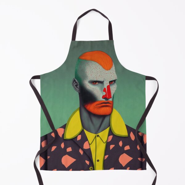 Item preview, Surreal Man Portrait designed and sold by aiko-art.