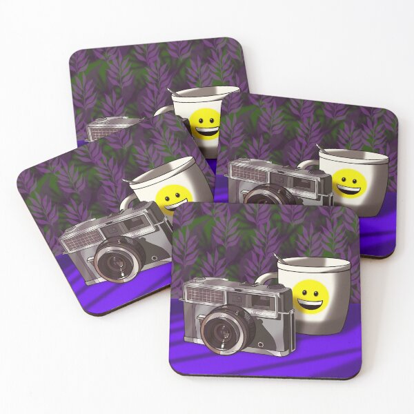 Item preview, Hi-Camera and Coffee (smiley face) designed and sold by Wayne Young Arts.