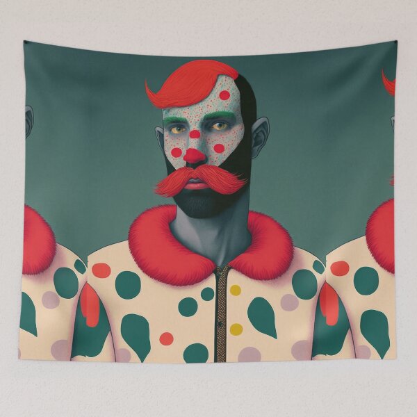 Item preview, Surreal Man Portrait designed and sold by aiko-art.