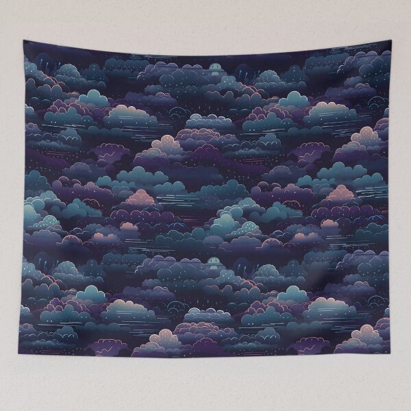 Item preview, Cloudy Night Skies designed and sold by palaco210.