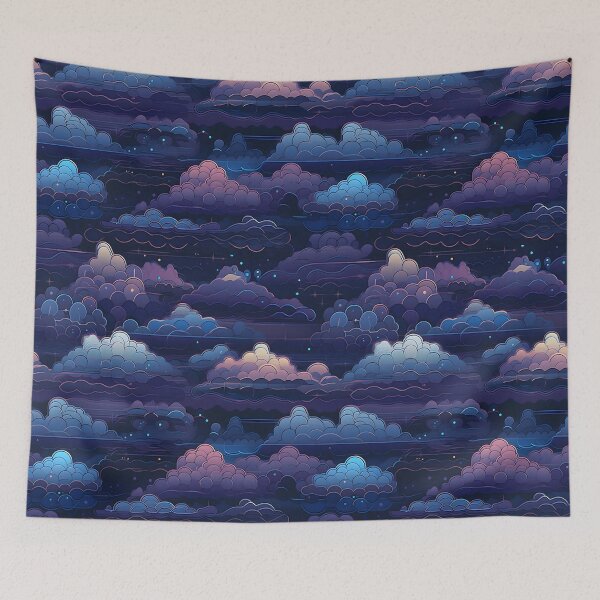 Item preview, Cloudy Night Skies designed and sold by palaco210.