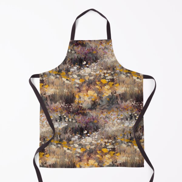 Item preview, California Golden Fields Superbloom Abstract Landscape Floral Pattern designed and sold by semisoberme.