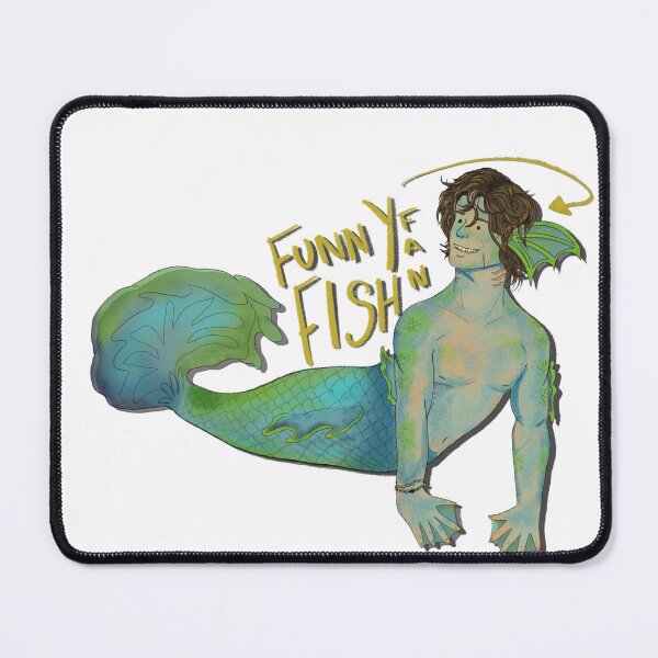 Item preview, Funny Fish Fan designed and sold by bartcn.