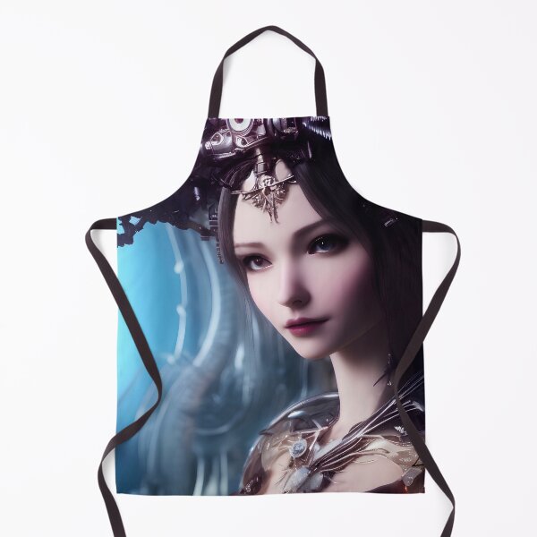 Item preview, Portrait of a beautiful and young woman Guardian of time designed and sold by DibuHumor.