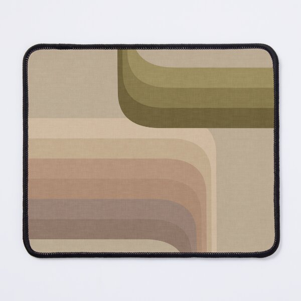 Item preview, Overlap Curves in Avocodo Green, Taupe, and Tan designed and sold by aranmade.