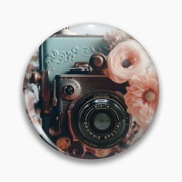 Item preview, "Floral Antique Baby Brownie." designed and sold by CherNikDesigns.
