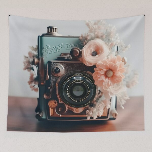 Item preview, "Floral Antique Baby Brownie." designed and sold by CherNikDesigns.