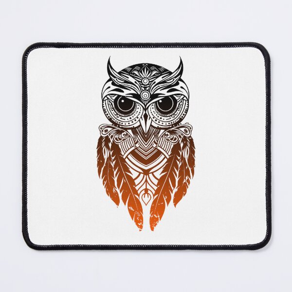Item preview, Fire Owl Tribal Tattoo designed and sold by Yevhenii Kravchuk.