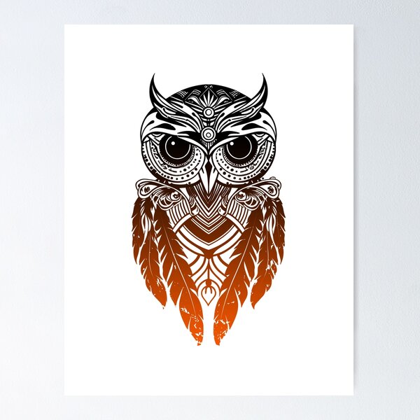 Cute and Lovely Small Owl Tattoo Idea