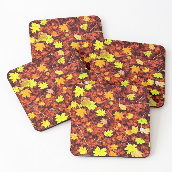 Item preview, nature autumn-colored leaves carpet of colors designed and sold by JaroDesign2023.