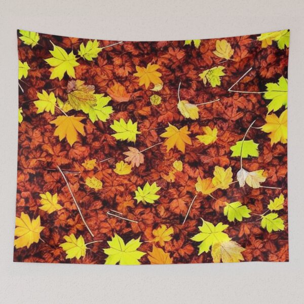 Item preview, nature autumn-colored leaves carpet of colors designed and sold by JaroDesign2023.