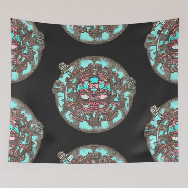 Item preview, Tribal Spirit Blue Circle designed and sold by Chubuter.