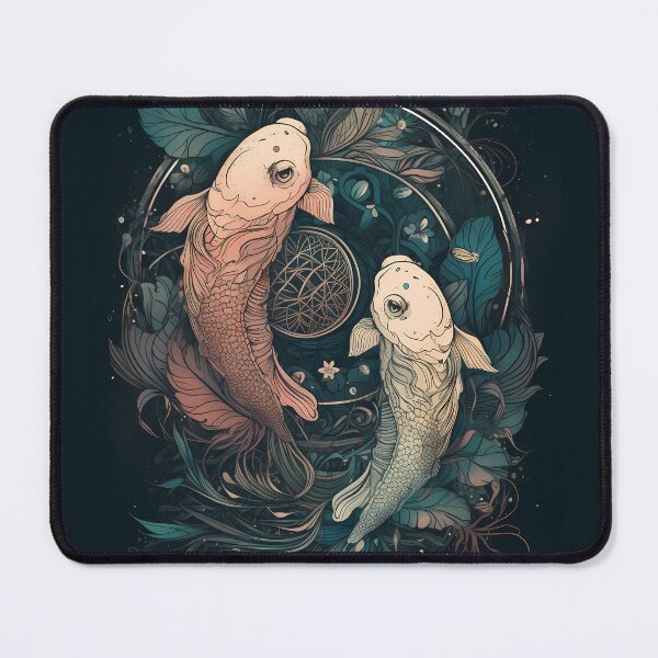 Item preview, Boho Style Pisces Zodiac Sign Art, Pisces Zodiac Sign Gift, Pisces art for her designed and sold by ADGFX.