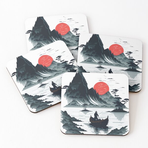 Item preview, Asian Landscape #1 designed and sold by Astral Drop.