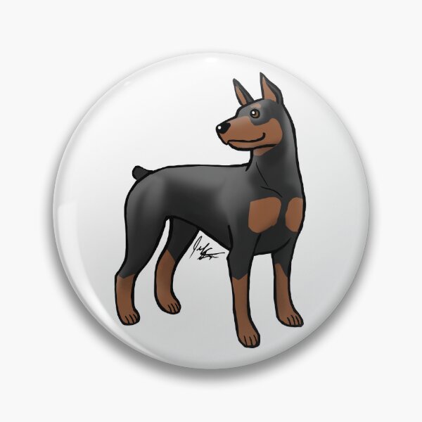 Item preview, Doberman Pinscher - Cropped Black and Red designed and sold by Jennifer Stolzer.