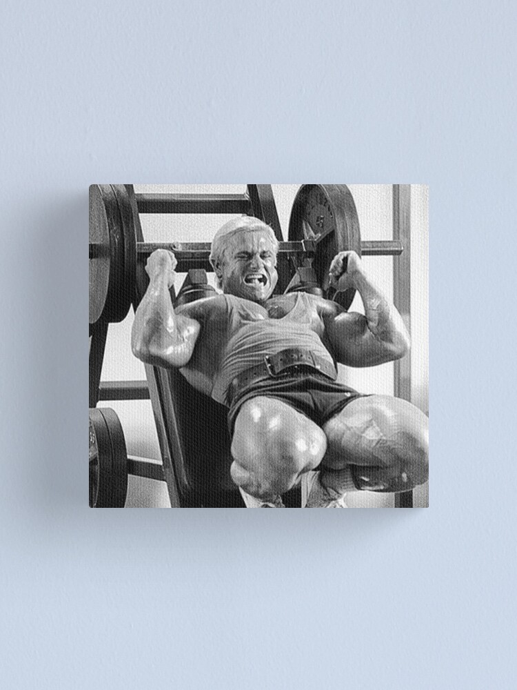 Tom Platz Hack Squat Canvas Print for Sale by JohnMacKDesigns Redbubble