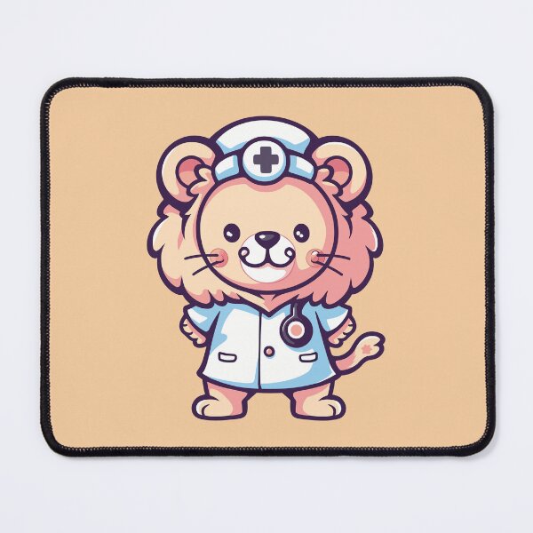 Item preview, Kawaii lion as a Doctor designed and sold by FurFashion.