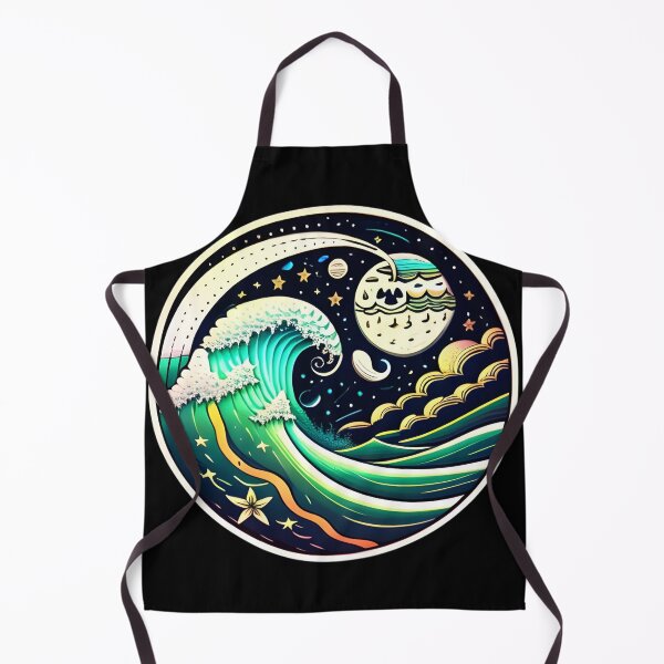 Item preview, Late Ocean Surf Waves under the Night Sky designed and sold by McCallnWaldo.
