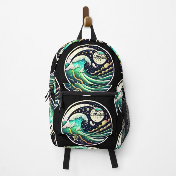 Item preview, Late Ocean Surf Waves under the Night Sky designed and sold by McCallnWaldo.
