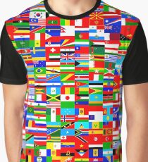 FLAGGEN DER WELT Grafik T-Shirt
