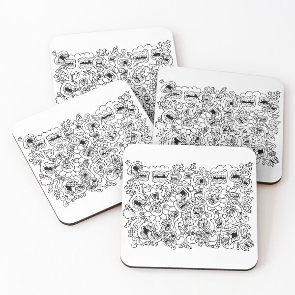 Item preview, Garden Flower Doodles designed and sold by Gioco Roesch.