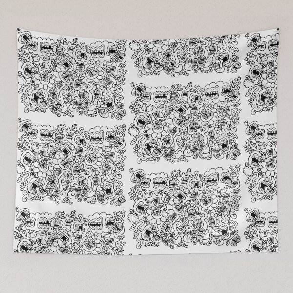 Item preview, Garden Flower Doodles designed and sold by Gioco Roesch.