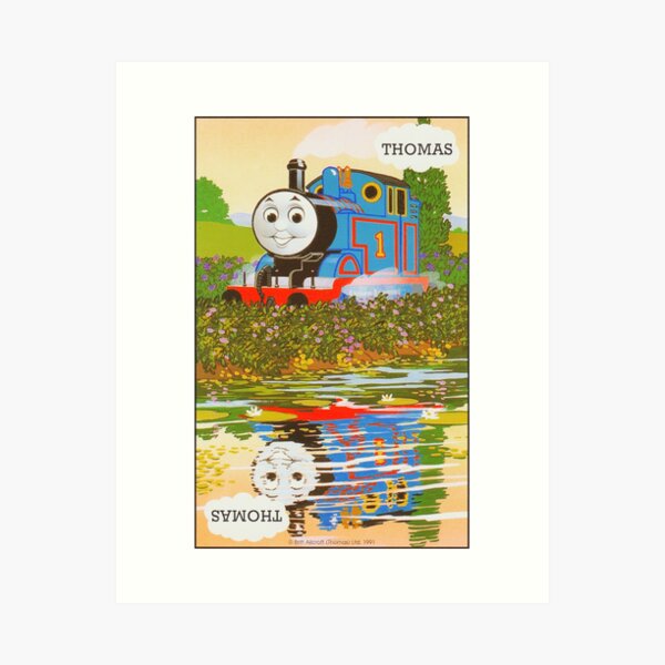 Artikel-Vorschau von Thomas die kleine Lokomotive Vintage Karte, designt und verkauft von sleepyhenry.
