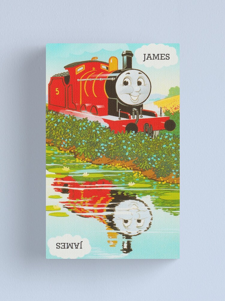 Colored page James the red engine painted by User not registered