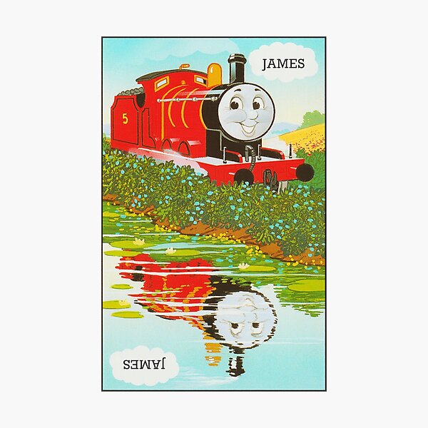 Colored page James the red engine painted by User not registered