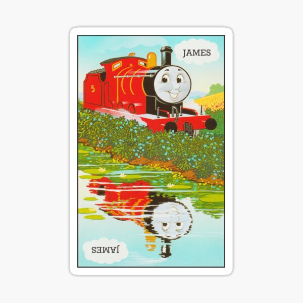 Item preview, James the Red Engine Vintage Card designed and sold by sleepyhenry.