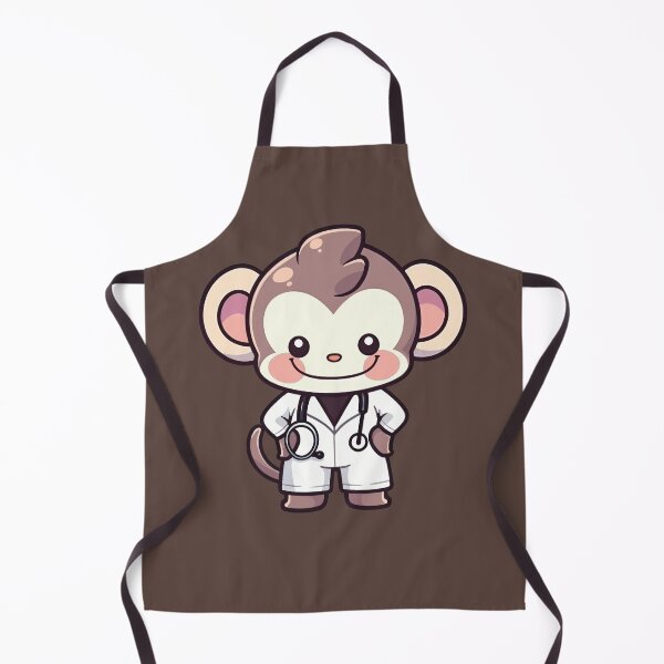 Item preview, Kawaii Monkey as a Doctor designed and sold by FurFashion.