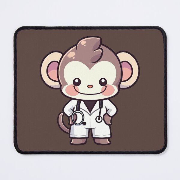 Item preview, Kawaii Monkey as a Doctor designed and sold by FurFashion.