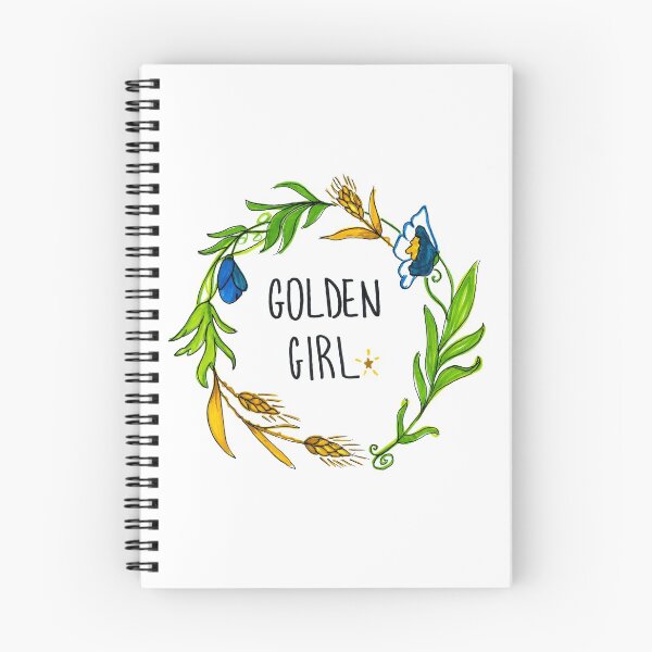 Item preview, Golden Girl Motivational Inspirational Woman Statement designed and sold by HighArtDesigns.