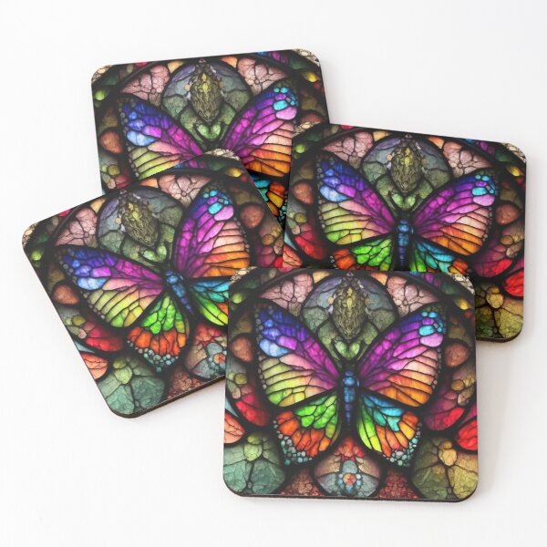 Item preview, Staind Glass Butterfly by Perceptual Paradox Creations designed and sold by hobbit73.