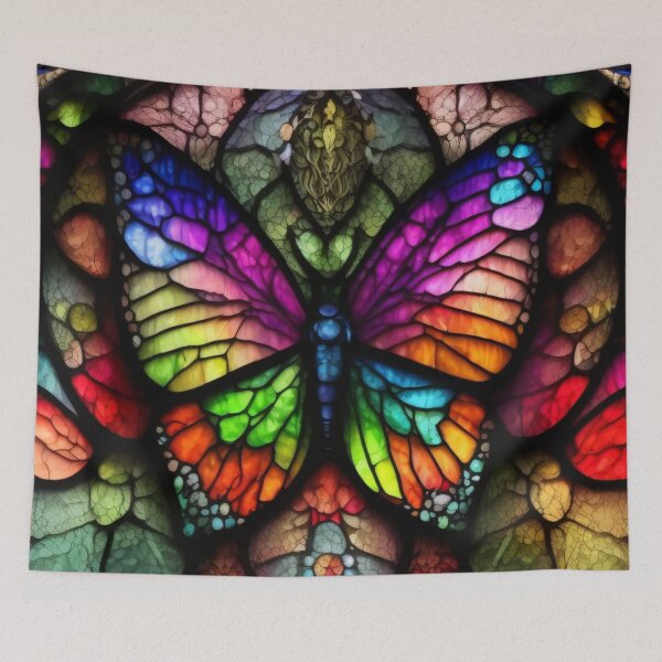 Item preview, Staind Glass Butterfly by Perceptual Paradox Creations designed and sold by hobbit73.