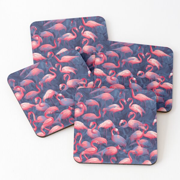 Item preview, Flamboyant Flamingos: The Colorful Abstract Collection for Apparel and Homeware designed and sold by ThePurpleMelon.