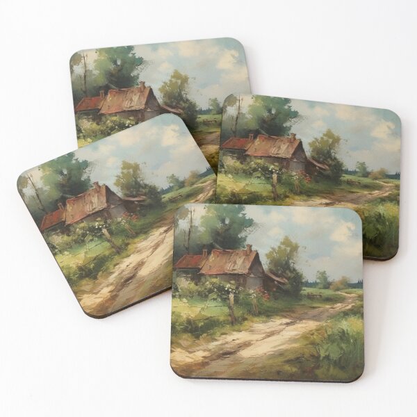 Artikelvorschau, Vintage countrysude oil painting entworfen und verkauft von mliotard.