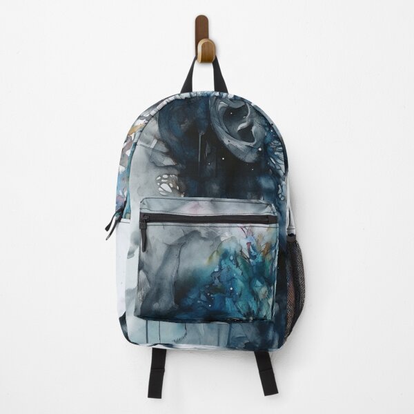 Item preview, Whispers of the Soul, UHD Image of a Painting of a Woman's Head with Water Dripping in Paint and Flowerpunk Inspiration designed and sold by stateofhuman.